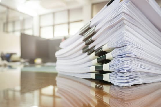 Compilation Of Accounting Documents on the Table