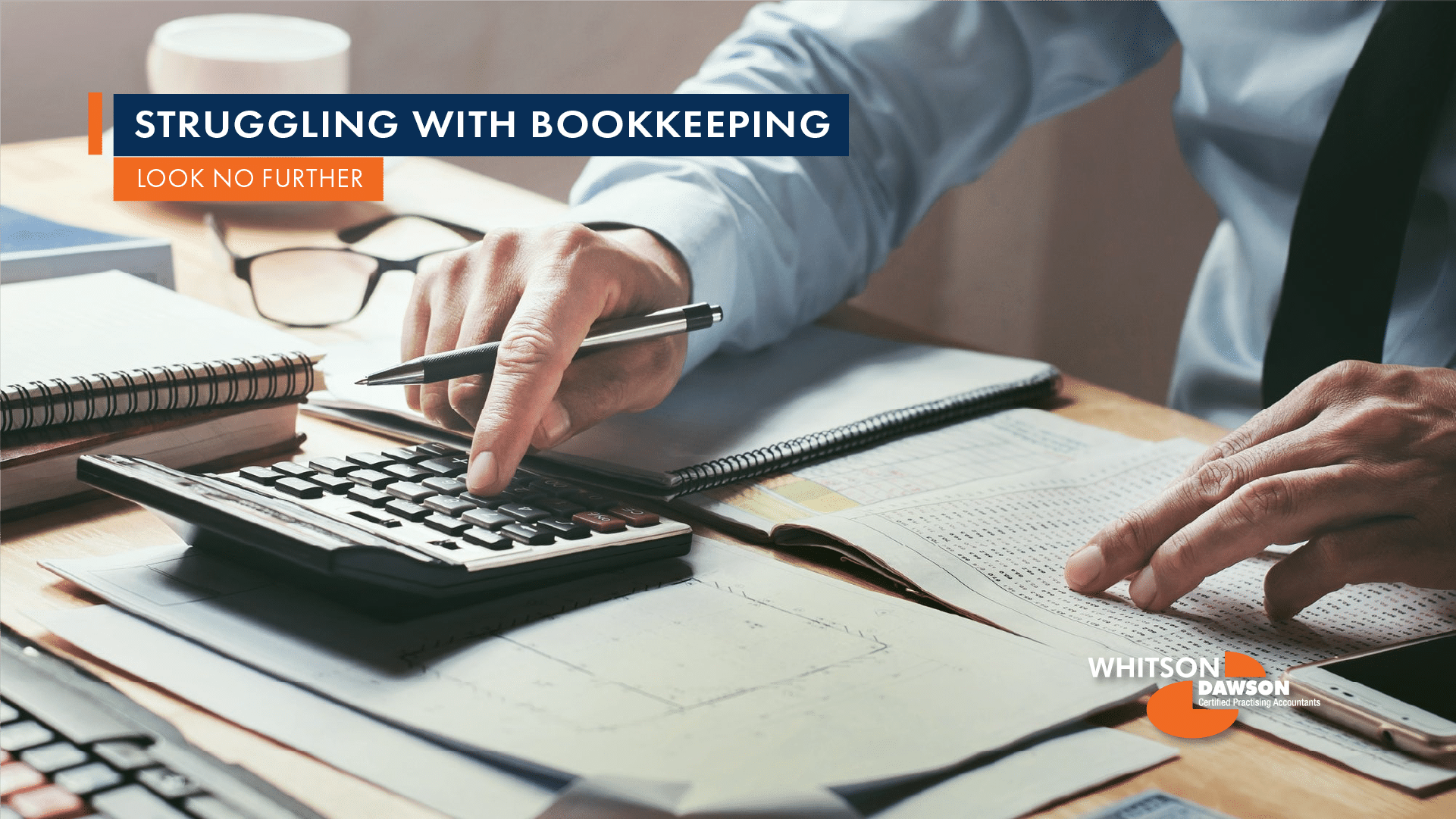 Bookkeeping | Man doing financial transactions