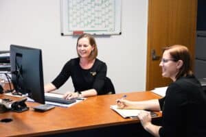 Tax accountants working on an audit